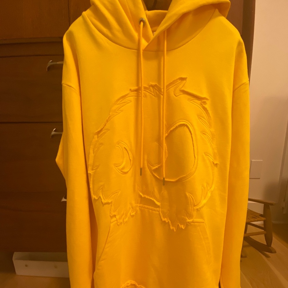 McQ Alexander McQueen XL Yellow Hoodie